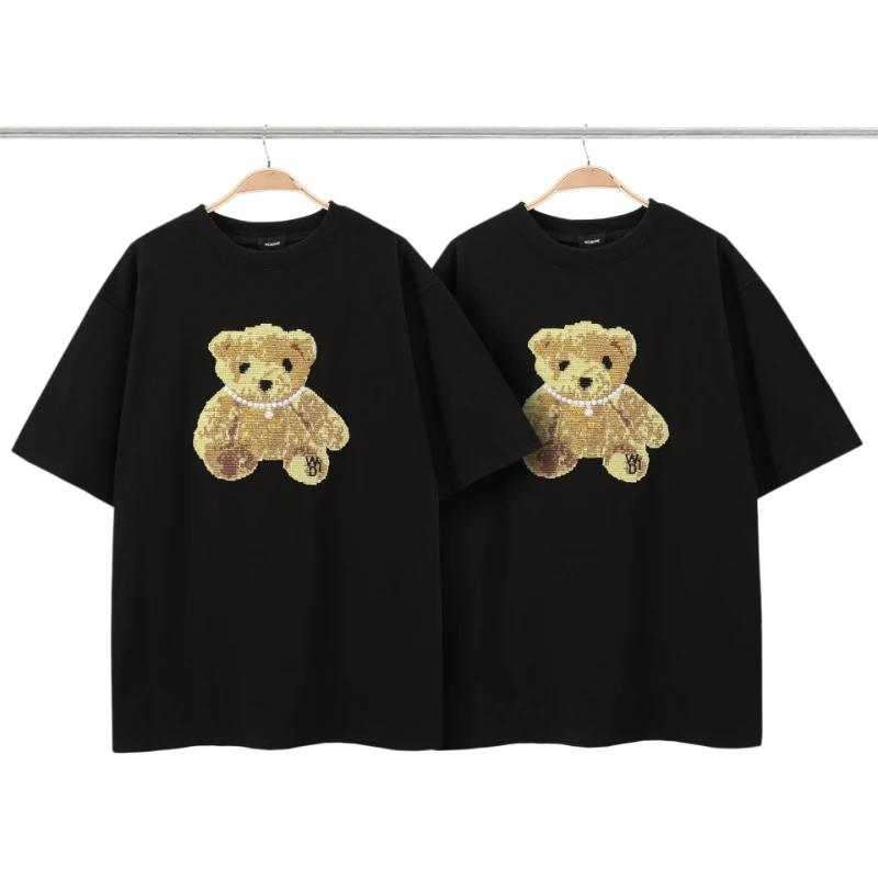 Fashion Women's T-shirt Heavy Industry Embroidery Bear Graphic T-shirt Women's Summer Casual Oversized T-shirts Top Women
Fashion Women's T-shirt Heavy Industry Embroidery Bear Graphic T-shirt Women's Summer Casual Oversized T-shirts Top Women