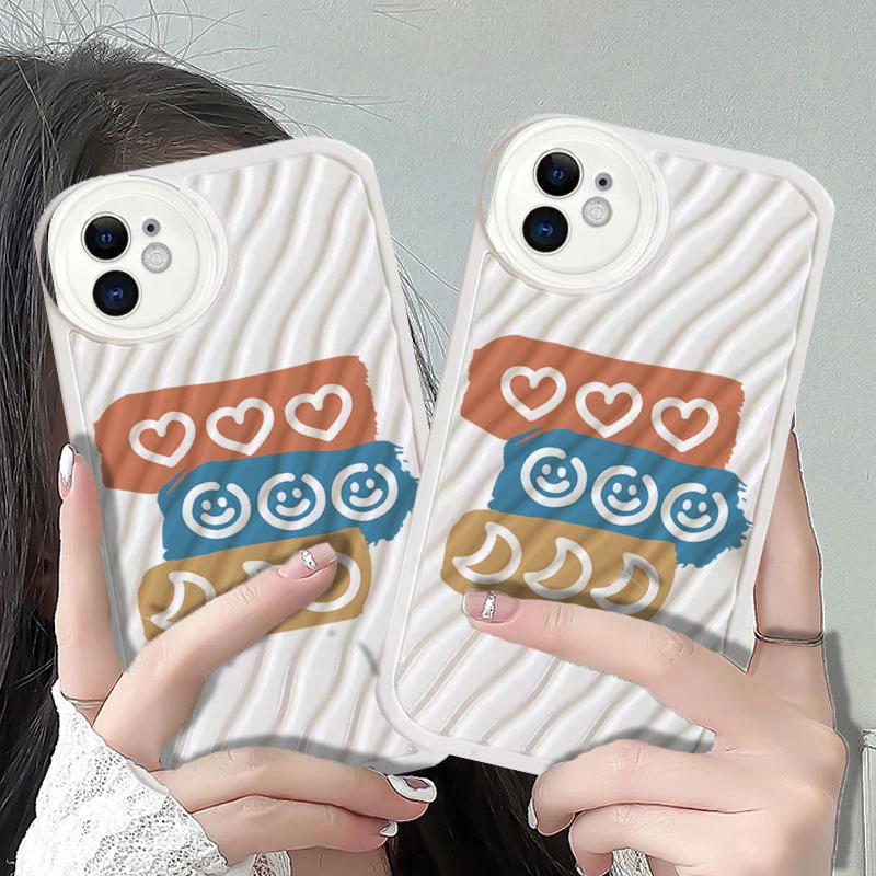 Water Ripple Love Smiley Face Phone Case For iPhone 14 13 12 11 Pro Max Mini XS Max X XR 7 8 Plus SE2 SE3 Protection Back Cover
Water Ripple Love Smiley Face Phone Case For iPhone 14 13 12 11 Pro Max Mini XS Max X XR 7 8 Plus SE2 SE3 Protection Back Cover