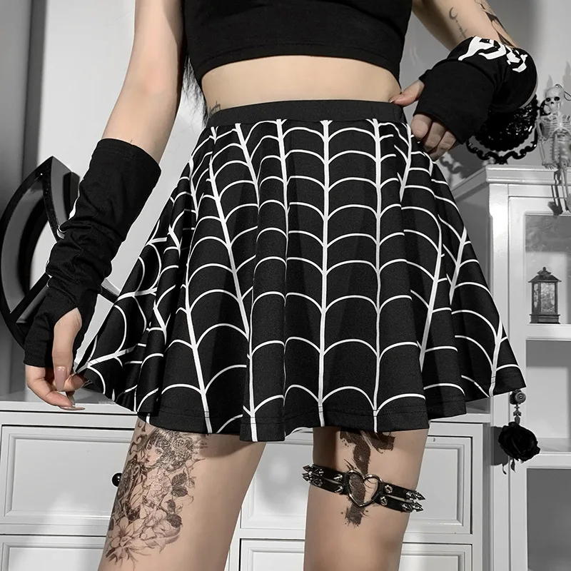 Gothic High-waisted Sexy Pleated Skirt Y2k Harajuku Vintage Aesthetic Women Moto & Biker Skirts for E Girl Kawaii Punk Clothing
Gothic High-waisted Sexy Pleated Skirt Y2k Harajuku Vintage Aesthetic Women Moto & Biker Skirts for E Girl Kawaii Punk Clothing