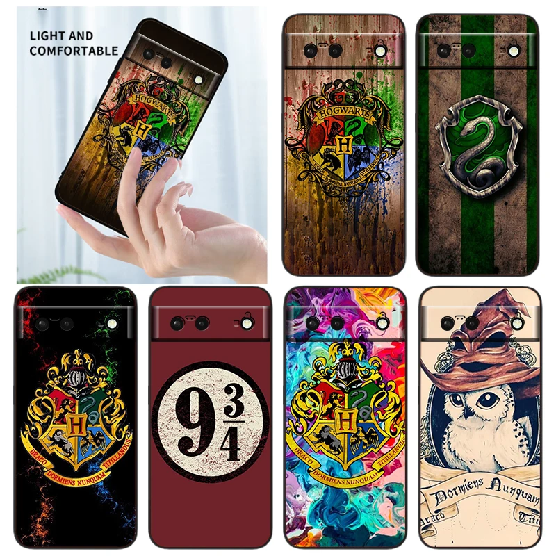 Silicone Cover Logo Art Potters Wand Harries Phone Case For Google Pixel 7 6 Pro 6A 5A 5 4 4A XL 5G Black Shell Soft Fundas Capa
Silicone Cover Logo Art Potters Wand Harries Phone Case For Google Pixel 7 6 Pro 6A 5A 5 4 4A XL 5G Black Shell Soft Fundas Capa