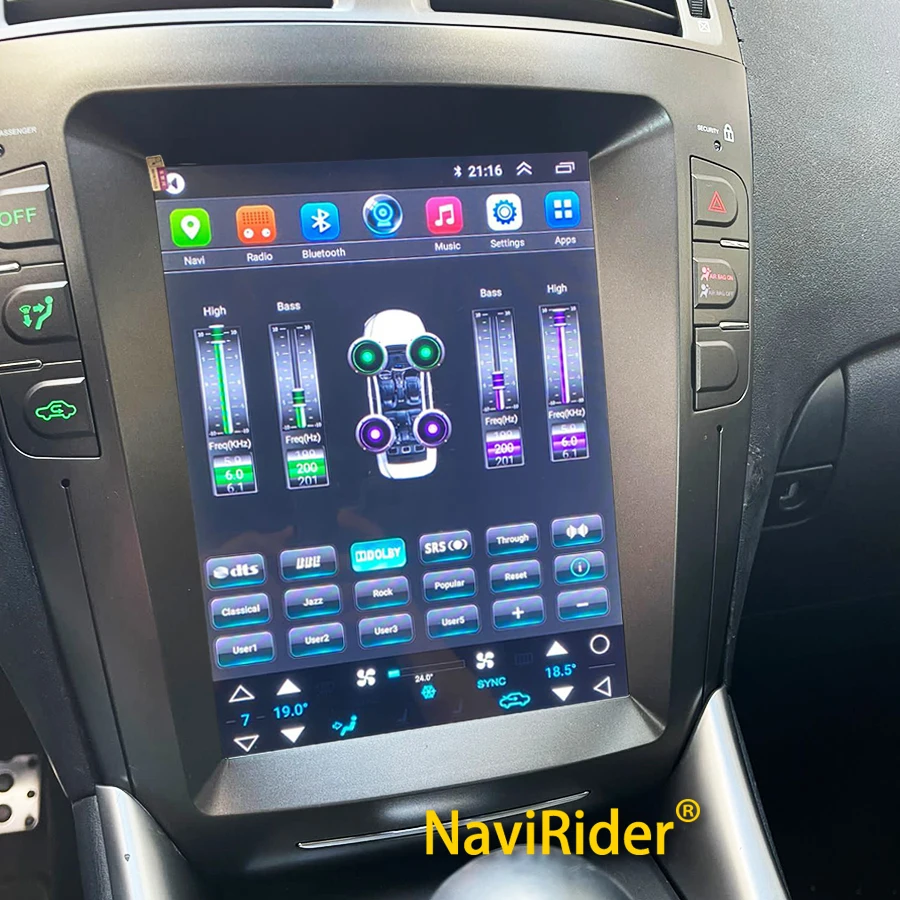 Автомобильный Android-экран 256 ГБ мультимедийный видеоплеер для Lexus IS250 is200 2011 2009 2010