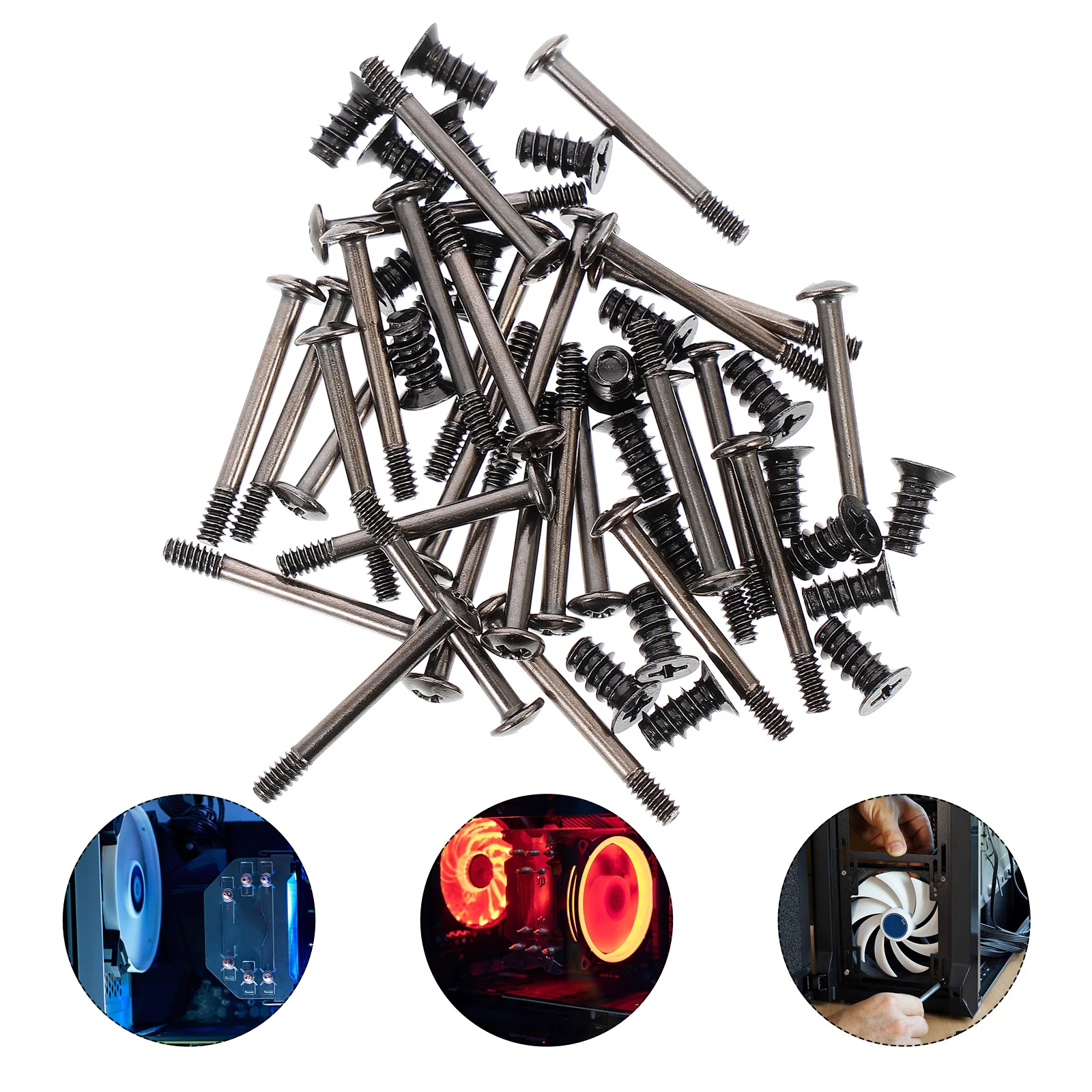 Fan Case Screws Screwcomputer Kit Set Pc Mount Flat Standoffs Self Tappingshort Motherboard Radiator 120Mm Rubber
Fan Case Screws Screwcomputer Kit Set Pc Mount Flat Standoffs Self Tappingshort Motherboard Radiator 120Mm Rubber