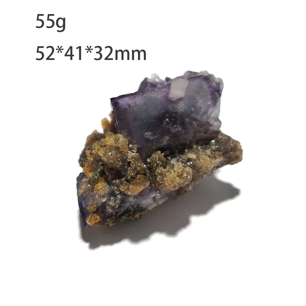 55g C2-2 Natural Purple Fluorite Mica Mineral Crystal Specimen From Yaogangxian Hunan PROVINCE CHINA
55g C2-2 Natural Purple Fluorite Mica Mineral Crystal Specimen From Yaogangxian Hunan PROVINCE CHINA