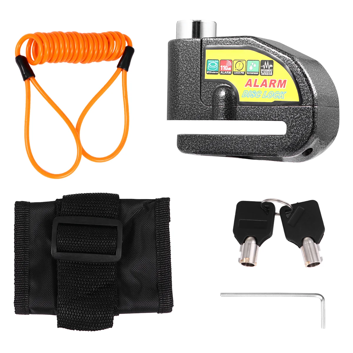 Motorcycle Anti-theft Lock Waterproof Padlock Disk Brake Scooter Alarm Wheel Disc
Motorcycle Anti-theft Lock Waterproof Padlock Disk Brake Scooter Alarm Wheel Disc