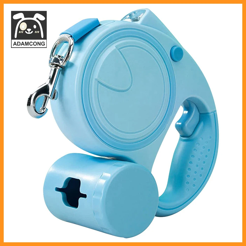 Retractable Dog Leash with LED Flashlight for Small Medium Breed Dogs - Heavy Duty 10 ft Dog Safety up to 44 lbs - 360°
Retractable Dog Leash with LED Flashlight for Small Medium Breed Dogs - Heavy Duty 10 ft Dog Safety up to 44 lbs - 360°