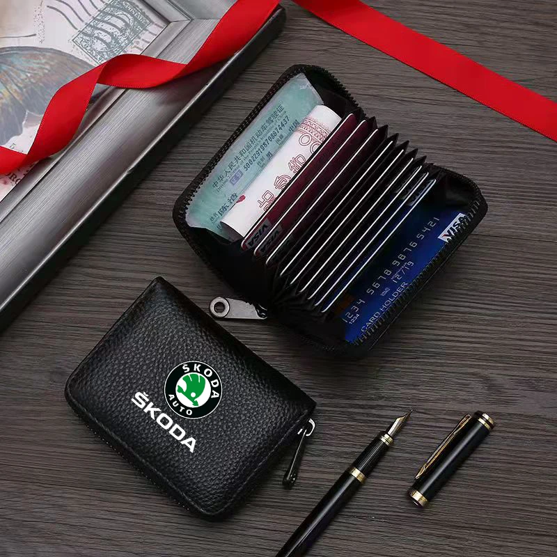 For Skoda Octavia Kodiaq Fabia Superb Car Accessories Credit Card Driver's License Business Card Holder Leather Wallet
For Skoda Octavia Kodiaq Fabia Superb Car Accessories Credit Card Driver's License Business Card Holder Leather Wallet