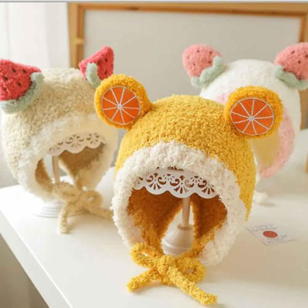 Ear Protector Orange Earflap Bonnet Cap Kids Solid Color Fruit Shape Ear Beanie Children Bomber Hat Cashmere Korean Cap
Ear Protector Orange Earflap Bonnet Cap Kids Solid Color Fruit Shape Ear Beanie Children Bomber Hat Cashmere Korean Cap
