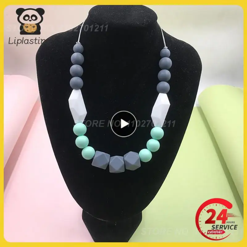 Baby Teether Bead Toddler Necklace Food Grade Silicone Teething Kids Infant Molars Tooth Beads Necklace Chewing Teething Toys
Baby Teether Bead Toddler Necklace Food Grade Silicone Teething Kids Infant Molars Tooth Beads Necklace Chewing Teething Toys
