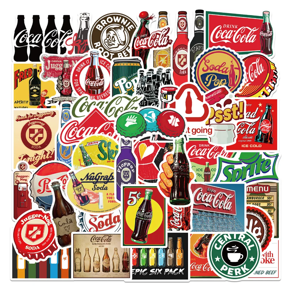 10/30/50Pcs Color Vintage Cola Bottle Suitcase Sticker Creative Waterproof Graffiti Sticker Scooter Computer Tablet Decal
10/30/50Pcs Color Vintage Cola Bottle Suitcase Sticker Creative Waterproof Graffiti Sticker Scooter Computer Tablet Decal