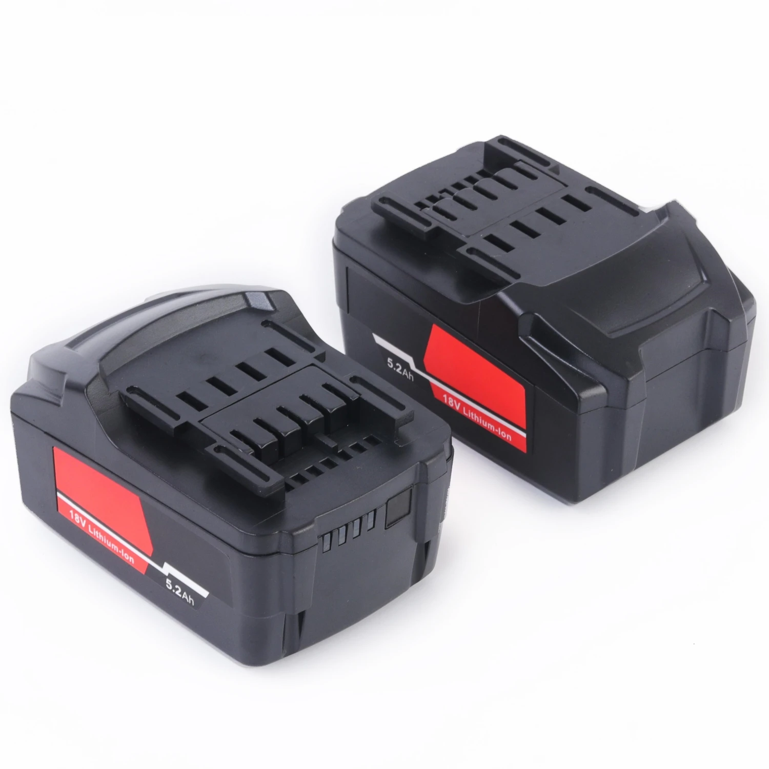 2Units 18V 5.2Ah Replacment Lithium-Ion Battery Pack for Metabo 18V Cordless Power Tool Drills Drivers Hammers for 625592000
2Units 18V 5.2Ah Replacment Lithium-Ion Battery Pack for Metabo 18V Cordless Power Tool Drills Drivers Hammers for 625592000
