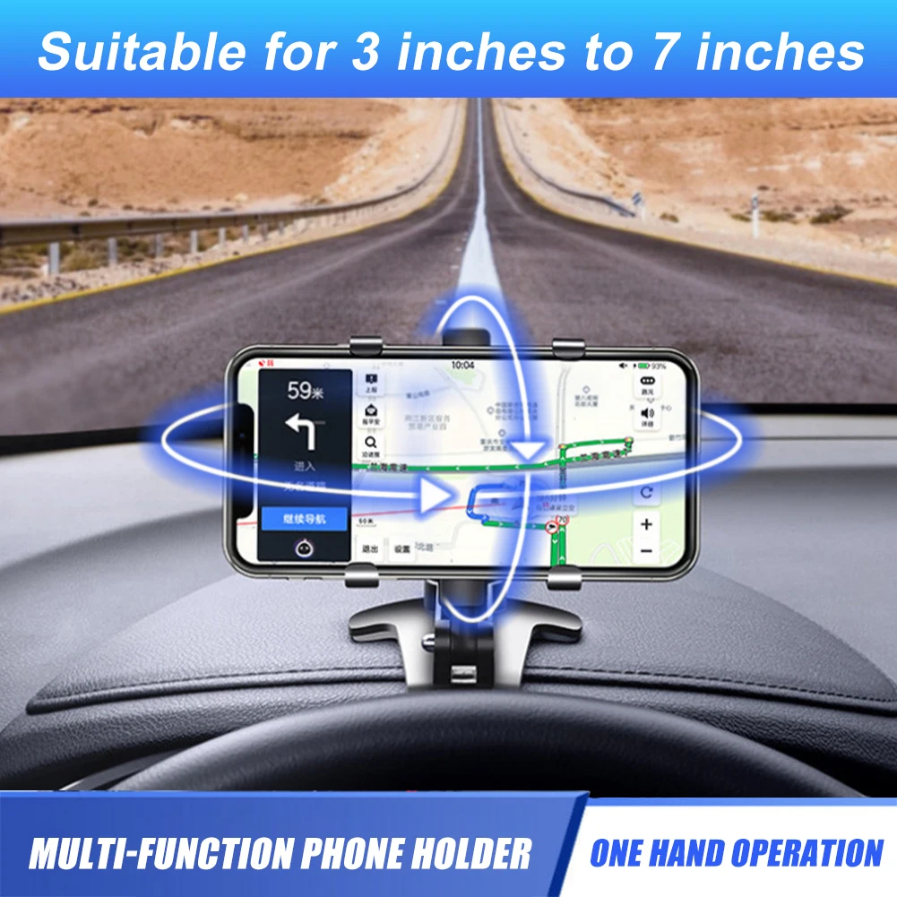 360° Adjustable Car Phone Holder Clip-On Dashboard Hands-free Car Phone Mount Universal Phone Bracket Cell Phone Holder Bracket
360° Adjustable Car Phone Holder Clip-On Dashboard Hands-free Car Phone Mount Universal Phone Bracket Cell Phone Holder Bracket