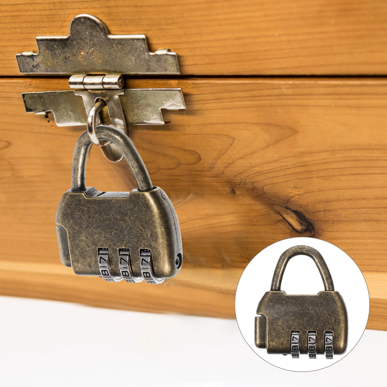 4Pcs Digit Padlock Lock Lock for Cabinet Drawer Suitcase 
4Pcs Digit Padlock Lock Lock for Cabinet Drawer Suitcase