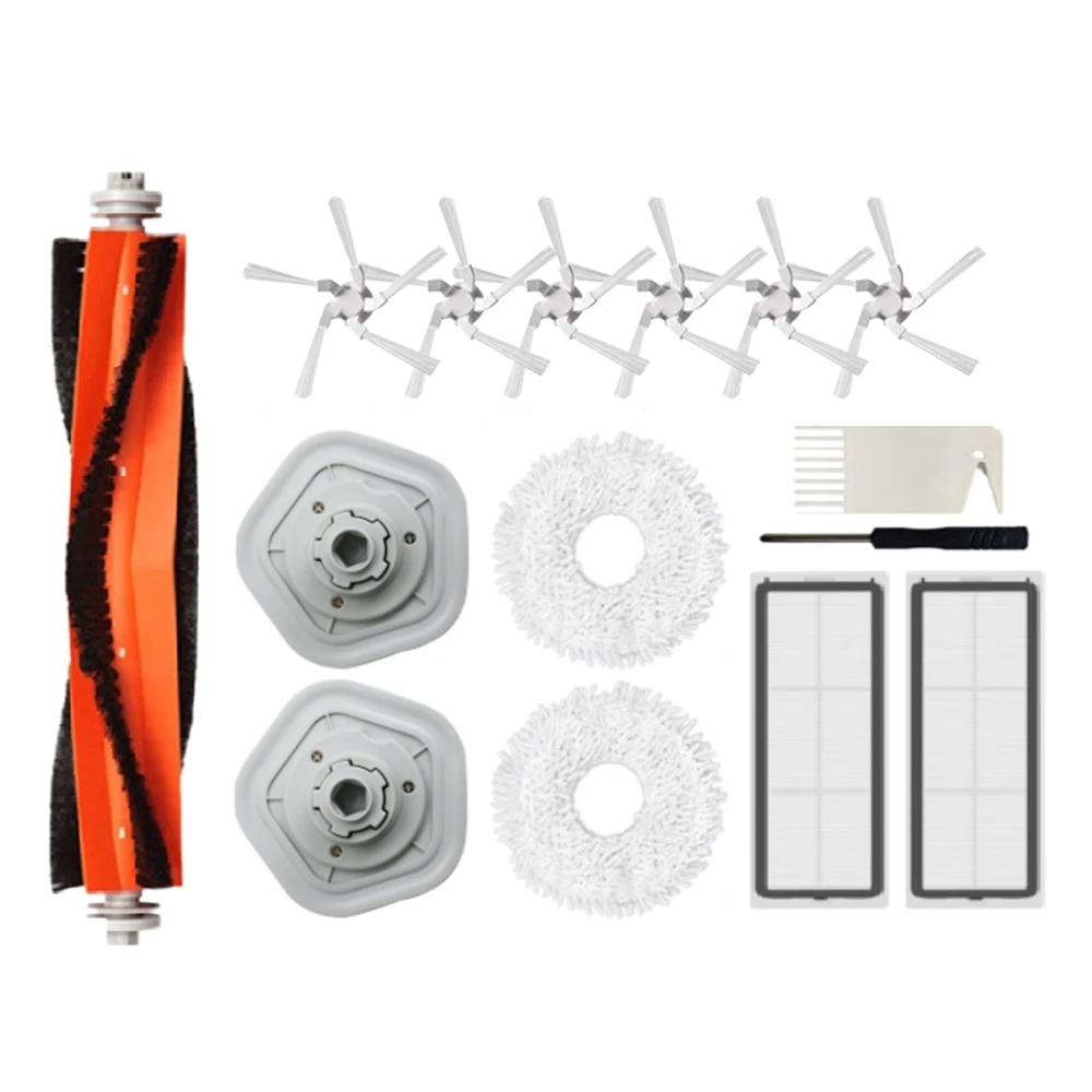 15Pcs Accessories Kit for Dreame W10/W10 Pro Vacuum Cleaner Washable Filter Mop Cloth Main Side Brush for Home Cleaning
15Pcs Accessories Kit for Dreame W10/W10 Pro Vacuum Cleaner Washable Filter Mop Cloth Main Side Brush for Home Cleaning