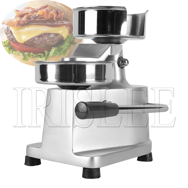 

100/ 130/150mm Manual Hamburger Press Burger Forming Machine Round Meat Shaping Aluminum Machine Forming Burger Patty Heavy Duty