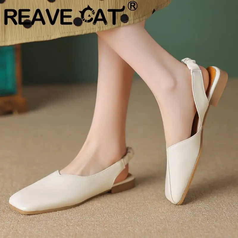 Женские туфли с квадратным носком REAVE CAT, брендовые лаконичные повседневные туфли на плоской подошве с ремешком сзади и эластичным ремешком, элегантные однотонные туфли из мягкой искусственной кожи 41 42 43
Женские туфли с квадратным носком REAVE CAT, брендовые лаконичные повседневные туфли на плоской подошве с ремешком сзади и эластичным ремешком, элегантные однотонные туфли из мягкой искусственной кожи 41 42 43