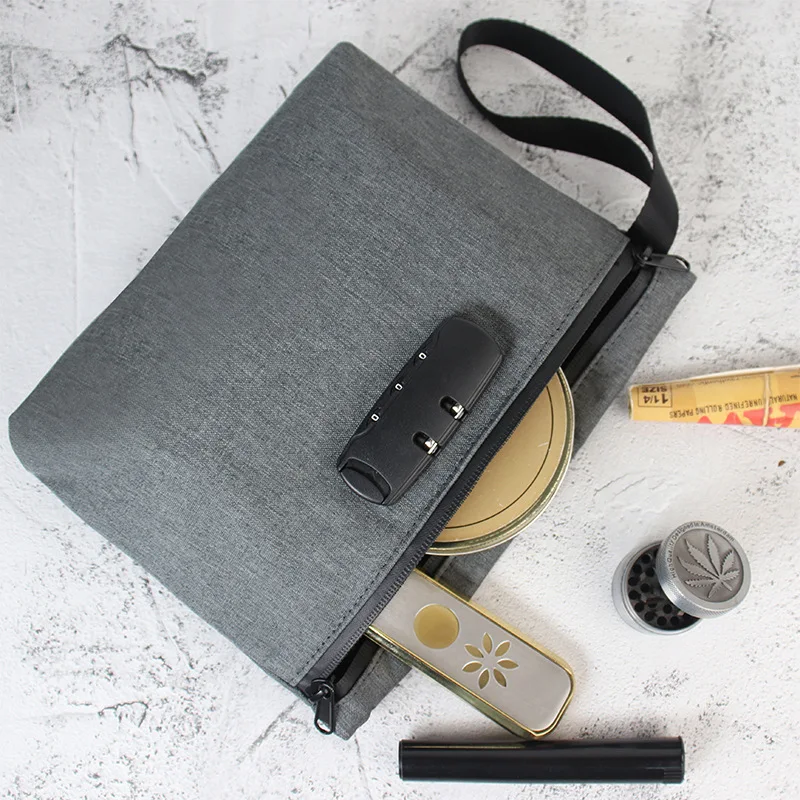 Portable Storage Bag Anti-Odor Travel Hand Bag Pouch for Men Handbag Suitable for stationery Sundries etc storage With code lock
Portable Storage Bag Anti-Odor Travel Hand Bag Pouch for Men Handbag Suitable for stationery Sundries etc storage With code lock