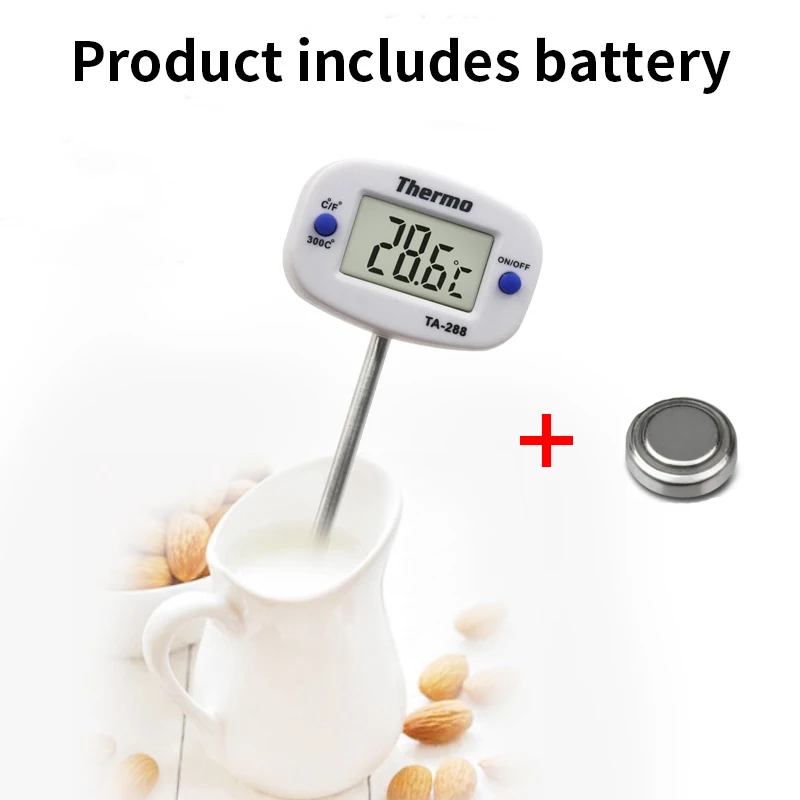 1PCS Digital Kitchen Thermometer For BBQ Electronic Digital Food Probe Thermometer BBQ Water Milk Meat Temperature Kitchen Tools
1PCS Digital Kitchen Thermometer For BBQ Electronic Digital Food Probe Thermometer BBQ Water Milk Meat Temperature Kitchen Tools
