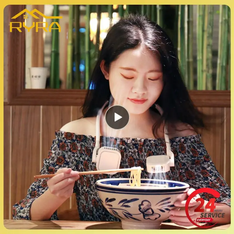 4000mAH Portable USB Rechargeable Lazy Neck Hanging Dual Cooling Mini Fan Flexible Rotate 180 Degrees Three Gear Adjustable
4000mAH Portable USB Rechargeable Lazy Neck Hanging Dual Cooling Mini Fan Flexible Rotate 180 Degrees Three Gear Adjustable