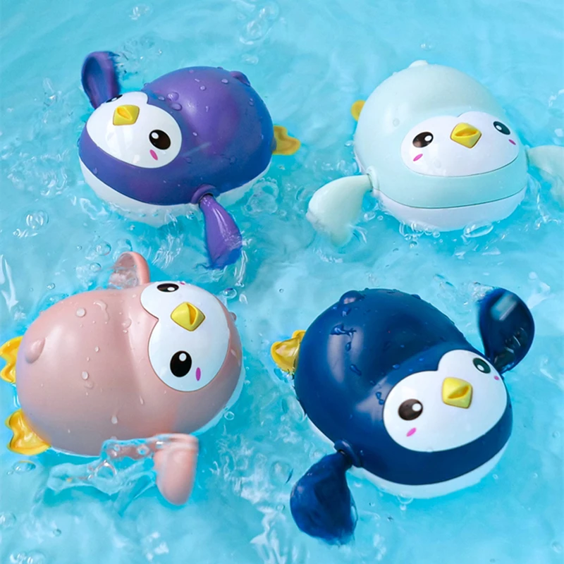 Cute Penguin Baby Bathroom Bath Tub Shower Clockwork Swimming Toddler Play Water Little Animal Bathing Toys For Kids
Cute Penguin Baby Bathroom Bath Tub Shower Clockwork Swimming Toddler Play Water Little Animal Bathing Toys For Kids