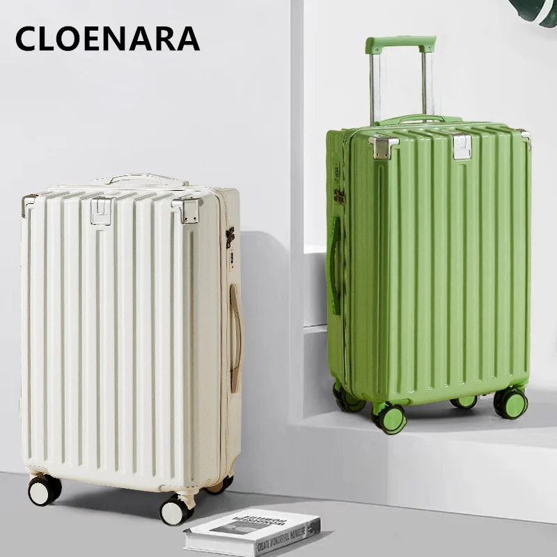 

COLENARA 20"22"24"26" Inch Luggage Men and Women Multifunctional Trolley Case Boarding Password Case Strong and Durable Suitcase