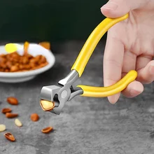 Pine Nut Sheller Melon Seed Pliers Stainless Steel Nibbling Melon Seeds Lazy Artifact Pumpkin Seed Small Nut Pliers Shell Opener