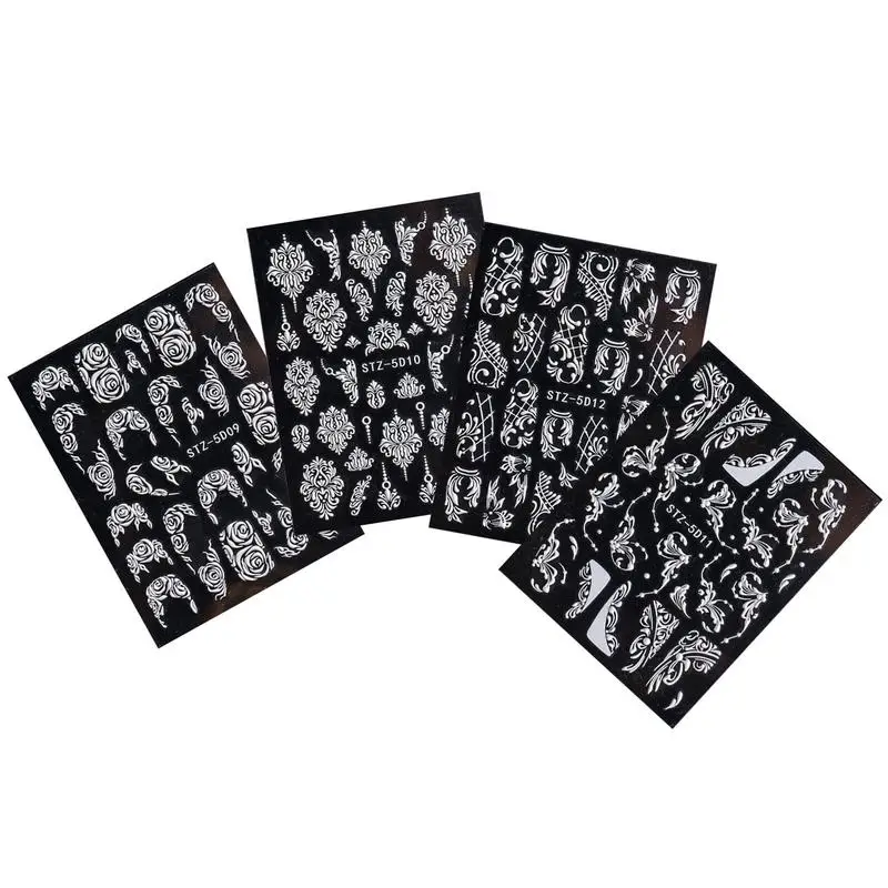 Наклейки для дизайна ногтей, аксессуары, 4 листа, наклейки из фольги для ногтей, декоративные принадлежности для дизайна ногтей для женщин, наклейки для ногтей 
Наклейки для дизайна ногтей, аксессуары, 4 листа, наклейки из фольги для ногтей, декоративные принадлежности для дизайна ногтей для женщин, наклейки для ногтей