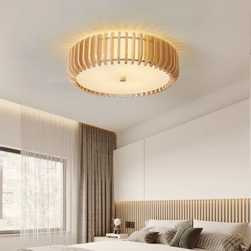 Japanese simple bedroom ceiling lamp 2023 new wooden pumpkin lamp study dining room lamp home stay tatami lamp
Japanese simple bedroom ceiling lamp 2023 new wooden pumpkin lamp study dining room lamp home stay tatami lamp