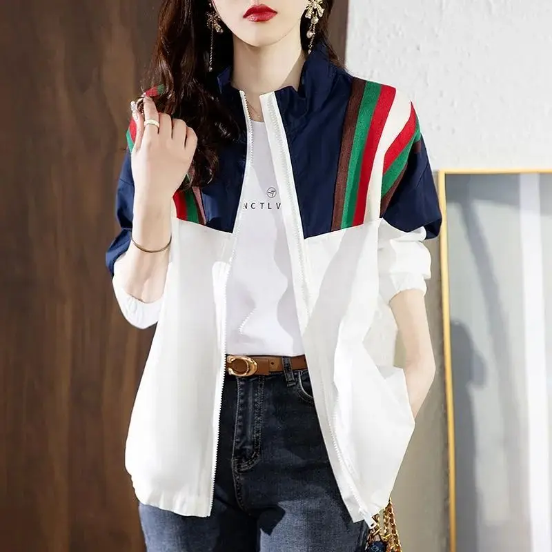 2023 Fashion Summer Sport Jacket Women Long Sleeve Jackets Coats Woman Thin Short Baseball Female Sun Protection Clothing A154
2023 Fashion Summer Sport Jacket Women Long Sleeve Jackets Coats Woman Thin Short Baseball Female Sun Protection Clothing A154