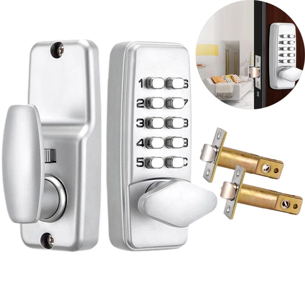 Metal Mechanical Code Lock Durable Waterproof Password Keyboard Lock Interchangeable Handle Easy Installation for Home Furniture
Metal Mechanical Code Lock Durable Waterproof Password Keyboard Lock Interchangeable Handle Easy Installation for Home Furniture