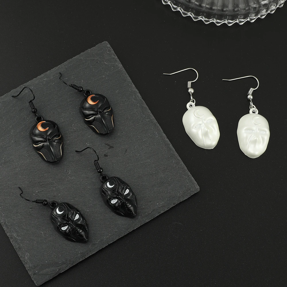 Moon Knight Marvel Jewelry Earrings Marc Spector Cosplay Costumes Prop Bff Gift Party Jewelry
Moon Knight Marvel Jewelry Earrings Marc Spector Cosplay Costumes Prop Bff Gift Party Jewelry