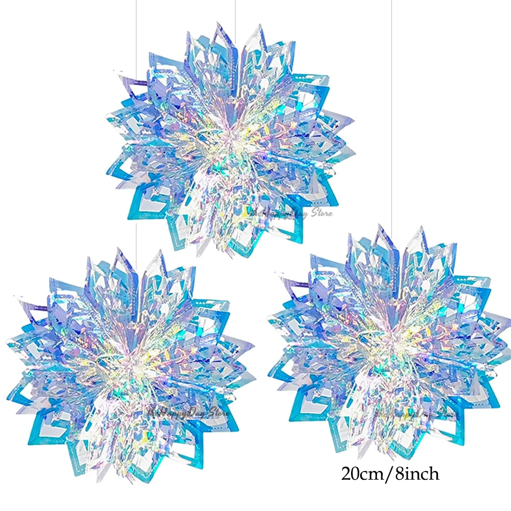 3 шт. Переливающиеся снежинки из фольги MicroPlush
3 шт. Переливающиеся снежинки из фольги MicroPlush