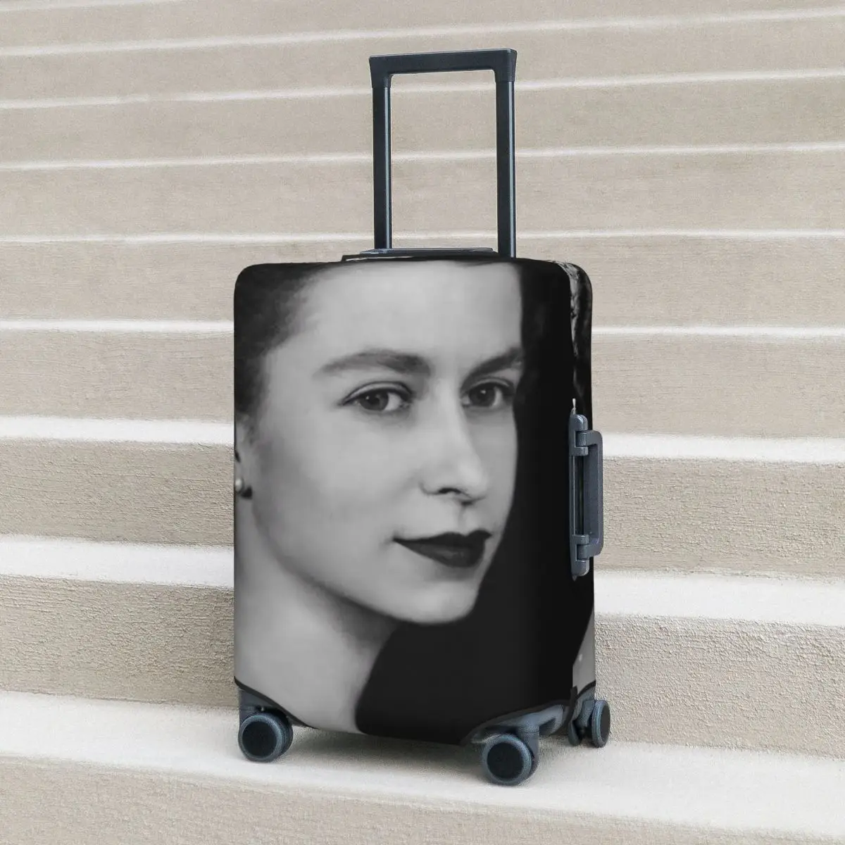 Young Queen Elizabeth II Suitcase Cover Retro Print Holiday Cruise Trip Strectch Luggage Accesories Protection
Young Queen Elizabeth II Suitcase Cover Retro Print Holiday Cruise Trip Strectch Luggage Accesories Protection