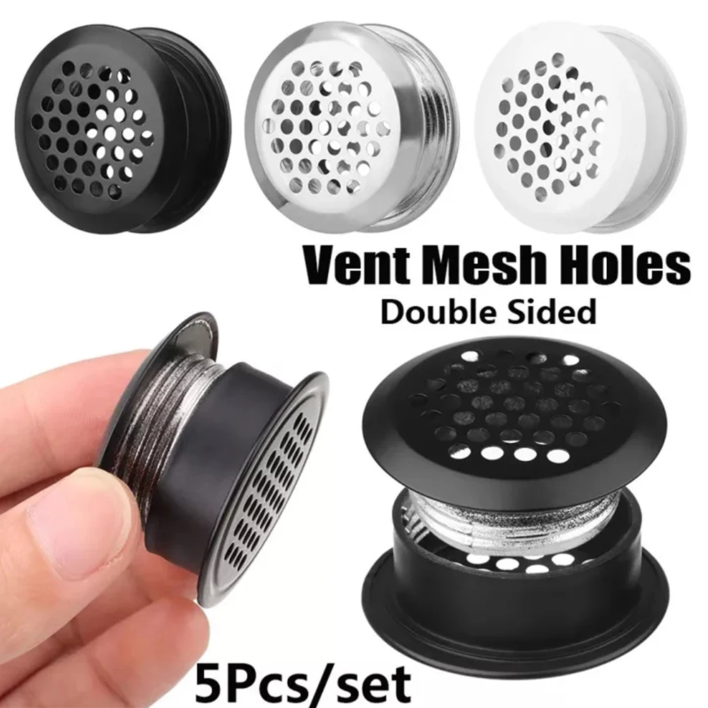 Hardware Vent Mesh Holes 5pcs/set Air Vent Hole Cabinet Vents Cover Double Sided Silver/white/black Ventilator Grille
Hardware Vent Mesh Holes 5pcs/set Air Vent Hole Cabinet Vents Cover Double Sided Silver/white/black Ventilator Grille