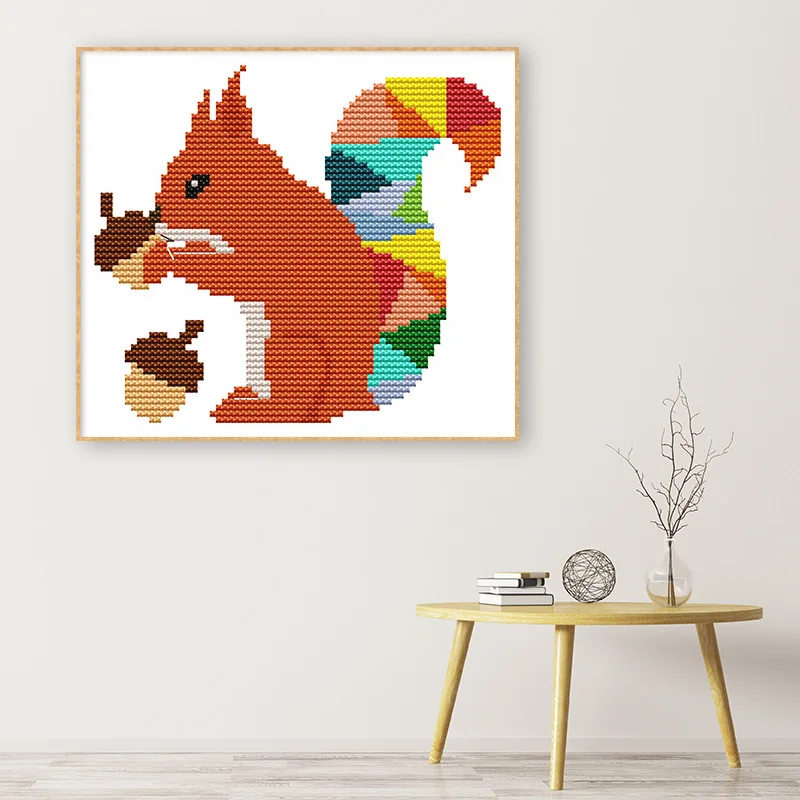 Squirrel3 DIY Joy Sunday Cross Stitch Kit Set 11CT Ecological Cotton Thread Home Decor Painting Gift Living Room Bedroom 20X19cm
Squirrel3 DIY Joy Sunday Cross Stitch Kit Set 11CT Ecological Cotton Thread Home Decor Painting Gift Living Room Bedroom 20X19cm