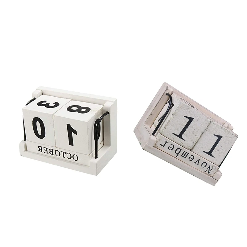 1 шт. винтажный Декор офисный Календарь настольные Декор блоки календарь стол календарь вечный календарь антикварные украшения B