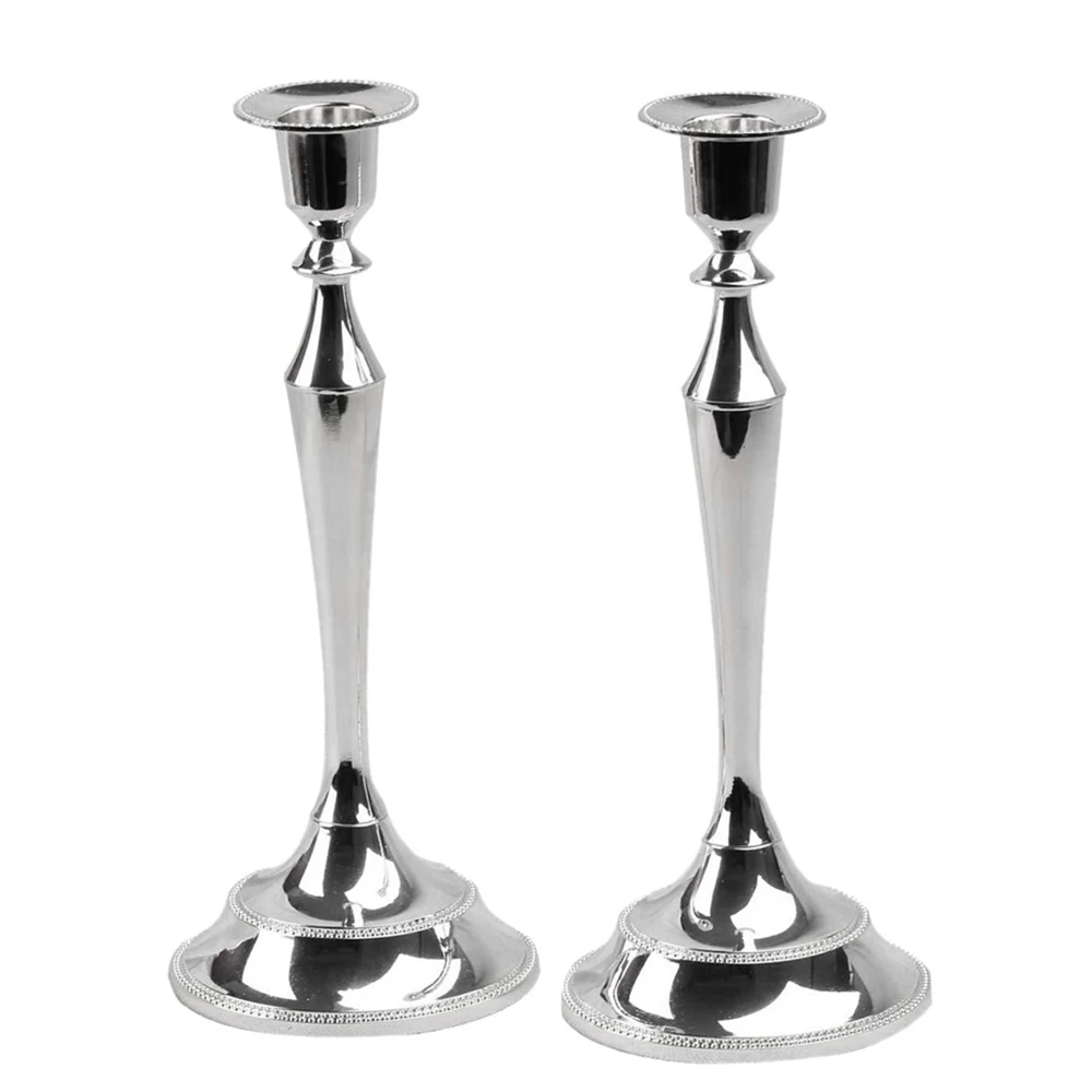 Taper Candle Holder 25cm/10'' Metal Candle Holder Gold Silver Candlestick for Wedding Formal Event Home Dinning Table Decoration
Taper Candle Holder 25cm/10'' Metal Candle Holder Gold Silver Candlestick for Wedding Formal Event Home Dinning Table Decoration