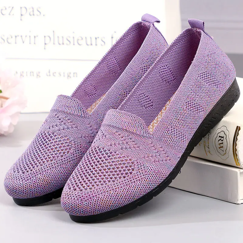

Women Footwear Black Ladies Shoes Mesh Breathable Wedge Slip on Walking Cheap Offers Free Shipping Promotion Urban Original A 39