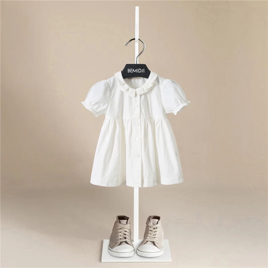 New Girl Dress Children Dresses White Fold Kids Clothes Fashion Toddler Baby Clothing Summer Dress Girl Flower Bud Short Sleeve
New Girl Dress Children Dresses White Fold Kids Clothes Fashion Toddler Baby Clothing Summer Dress Girl Flower Bud Short Sleeve