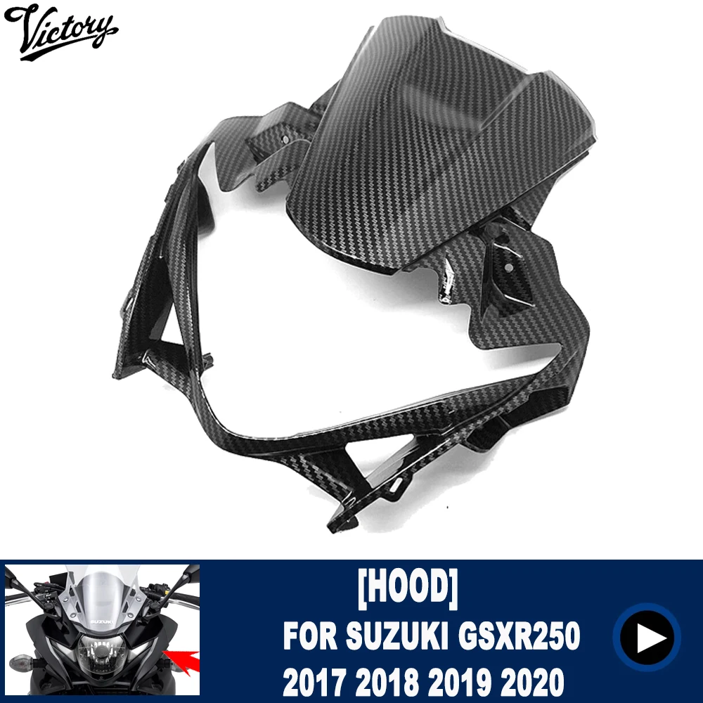 Motorcycle Parts Carbon Fiber Fairing Front Part Protective Shell ABS Injection Molding Suitable For SUZUKI GSXR250 2017 2020
Motorcycle Parts Carbon Fiber Fairing Front Part Protective Shell ABS Injection Molding Suitable For SUZUKI GSXR250 2017 2020