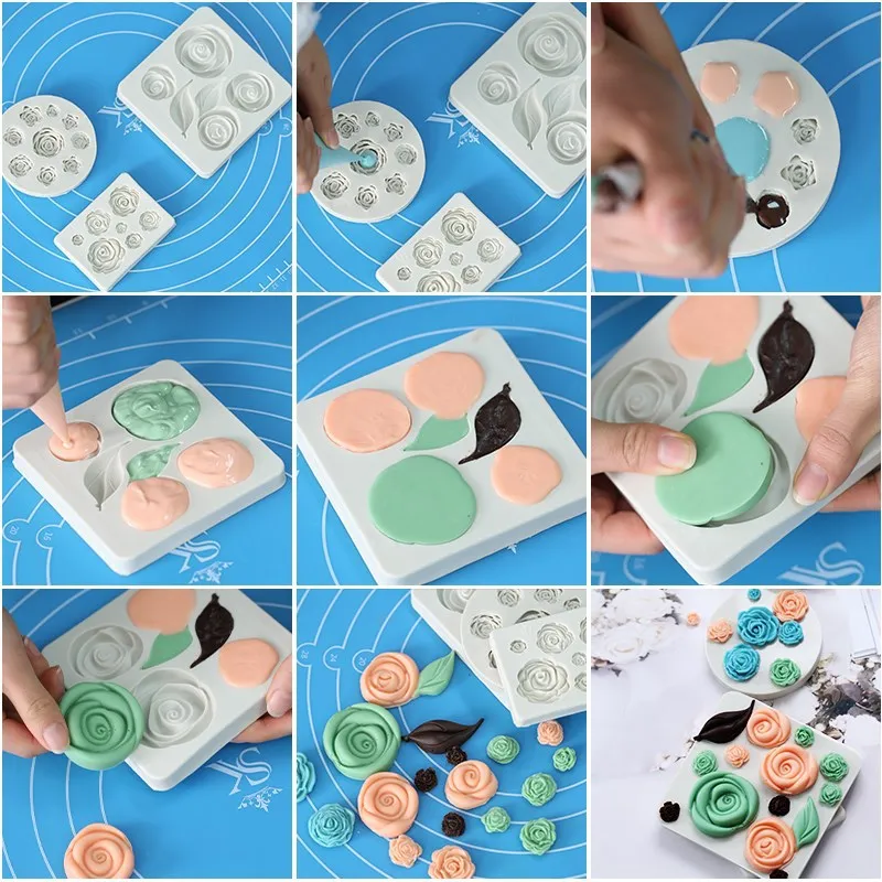 3D Flower Petal Veiner Silicone Molds With Stainless Steel Cutter Mold Set Fondant DIY Handmade Mould Cake Decorating Tool New
3D Flower Petal Veiner Silicone Molds With Stainless Steel Cutter Mold Set Fondant DIY Handmade Mould Cake Decorating Tool New