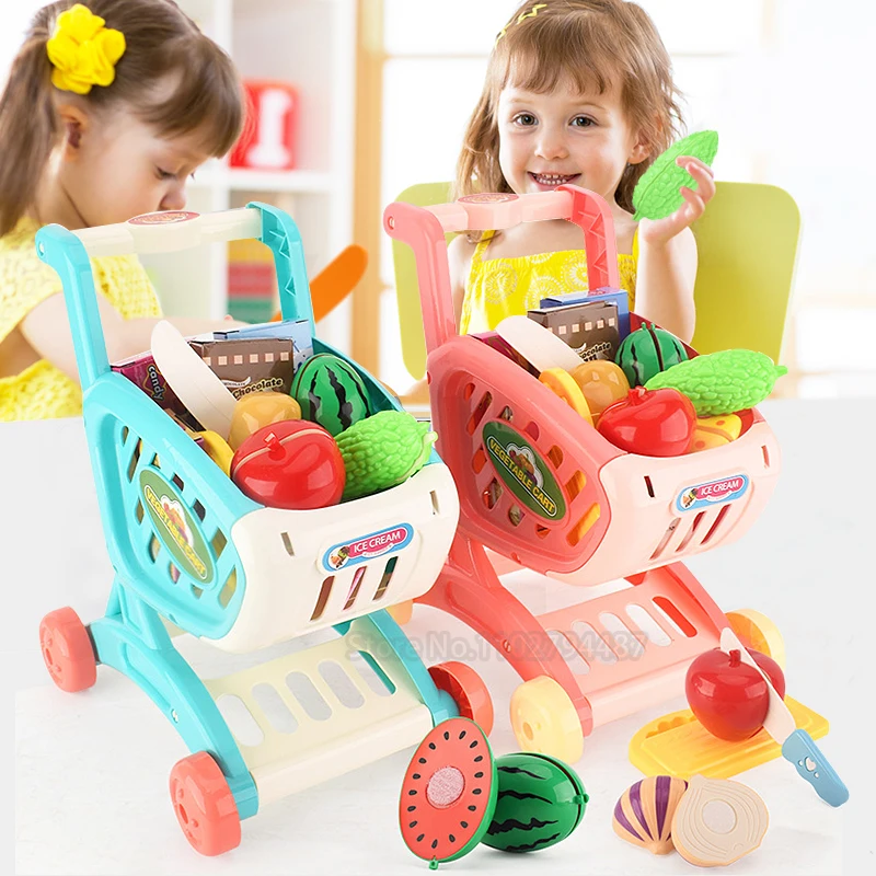 Baby Kids Simulation Mini Shopping Cart Toy Cognitive Simulationes Fruit Food Pretend To Play With Boys And Girls Toys Gift
Baby Kids Simulation Mini Shopping Cart Toy Cognitive Simulationes Fruit Food Pretend To Play With Boys And Girls Toys Gift
