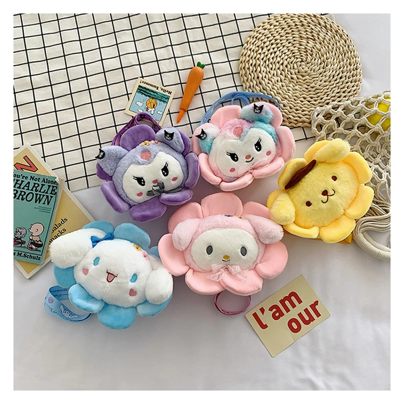 Kawayi My Melody Kuromi Cinnamoroll Onpompurin плюшевая сумка через плечо женская сумка-мессенджер подарок на день рождения для родителей и детей
Kawayi My Melody Kuromi Cinnamoroll Onpompurin плюшевая сумка через плечо женская сумка-мессенджер подарок на день рождения для родителей и детей