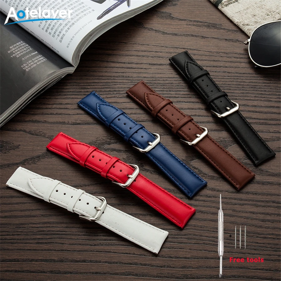 12 13 14 15 16 17 18 19 20 21 22 24mm Width Genuine Leather Watch Bands Strap Plain Weave Universal Flat General Bracelet
12 13 14 15 16 17 18 19 20 21 22 24mm Width Genuine Leather Watch Bands Strap Plain Weave Universal Flat General Bracelet