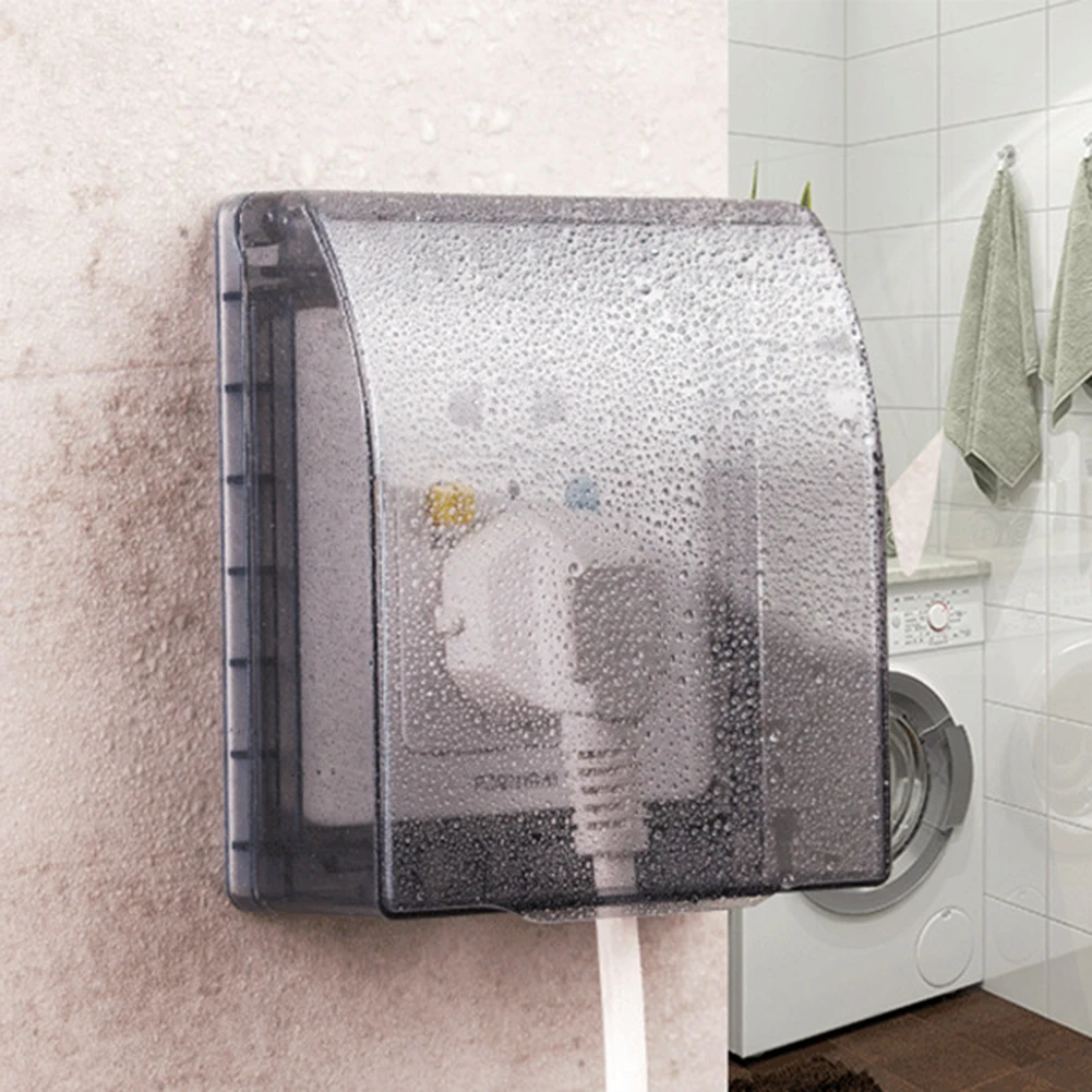 

Бытовой пылезащитный чехол для розетки, прямоугольный Водонепроницаемый дверной звонок для ванной и кухни
