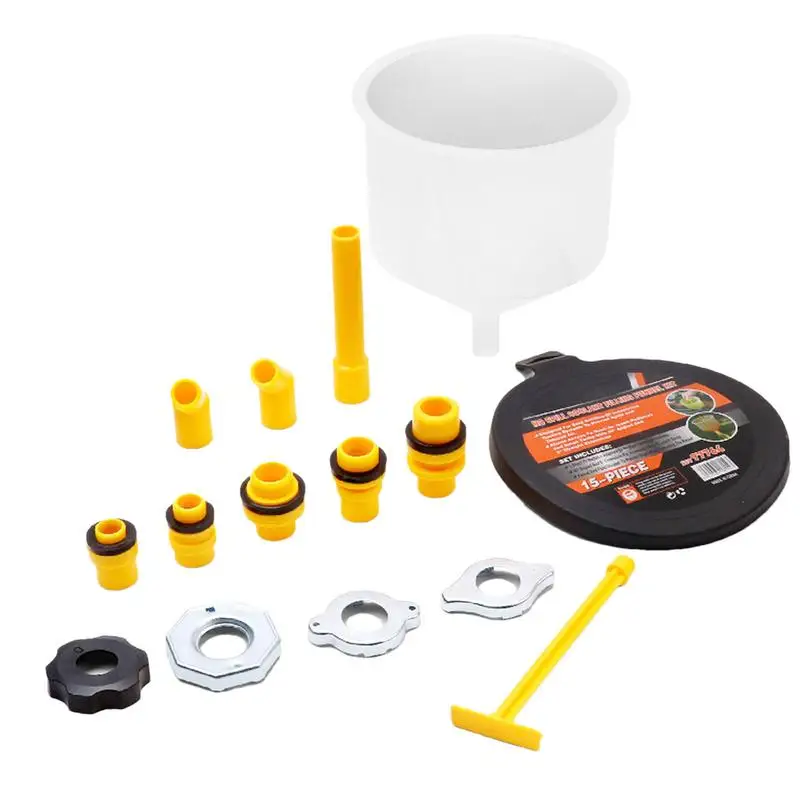 Coolant Filling Kit Radiator Coolant Filling Funnel Kit No Spill Funnel Radiator For Car 15Pcs ABS Filling Funnel Spout Pour Oil
Coolant Filling Kit Radiator Coolant Filling Funnel Kit No Spill Funnel Radiator For Car 15Pcs ABS Filling Funnel Spout Pour Oil