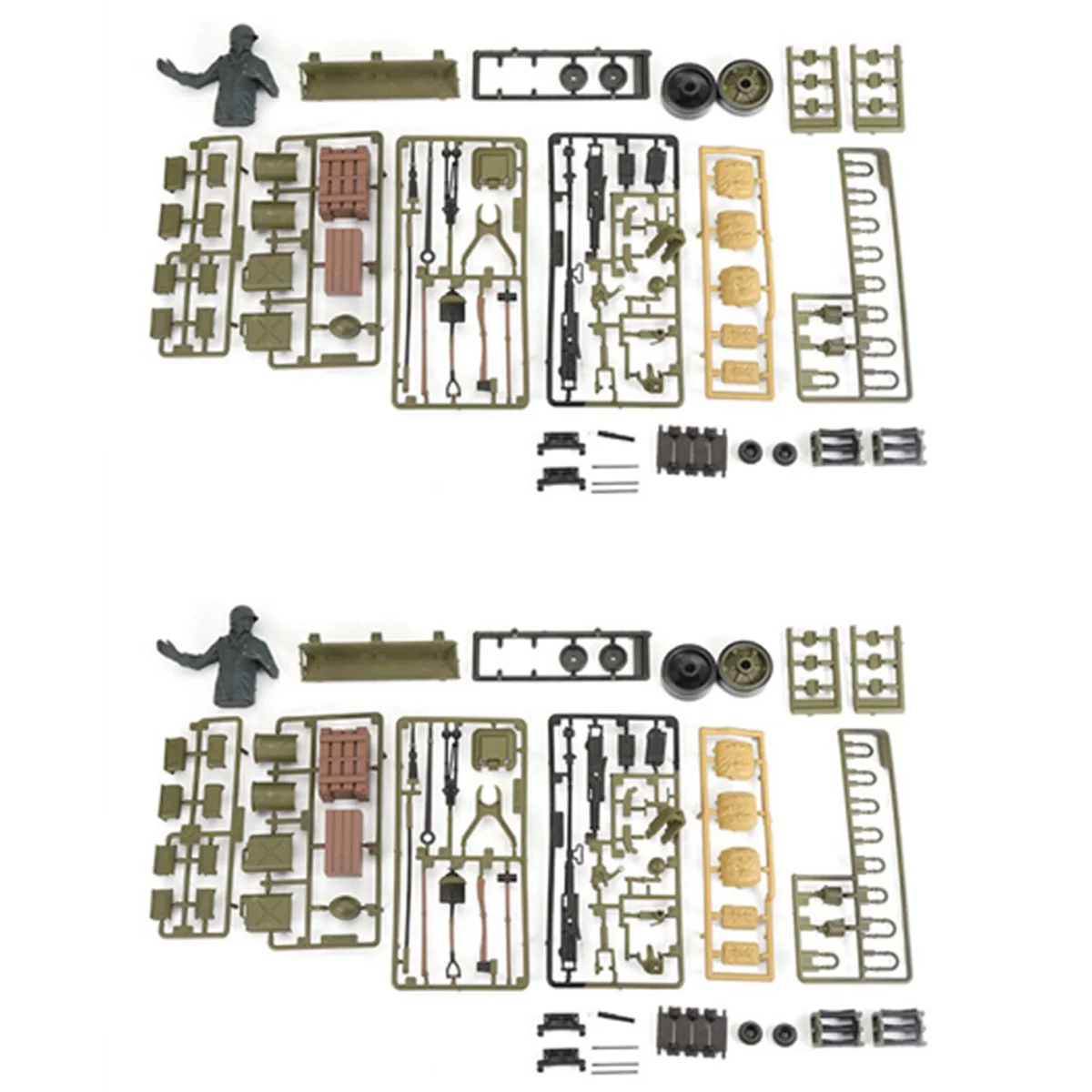 2X для 1/16 Henglong Танк 3898-1 США Sherman M4A3 RC Танк пластиковый солдат аксессуары части сумка
2X для 1/16 Henglong Танк 3898-1 США Sherman M4A3 RC Танк пластиковый солдат аксессуары части сумка