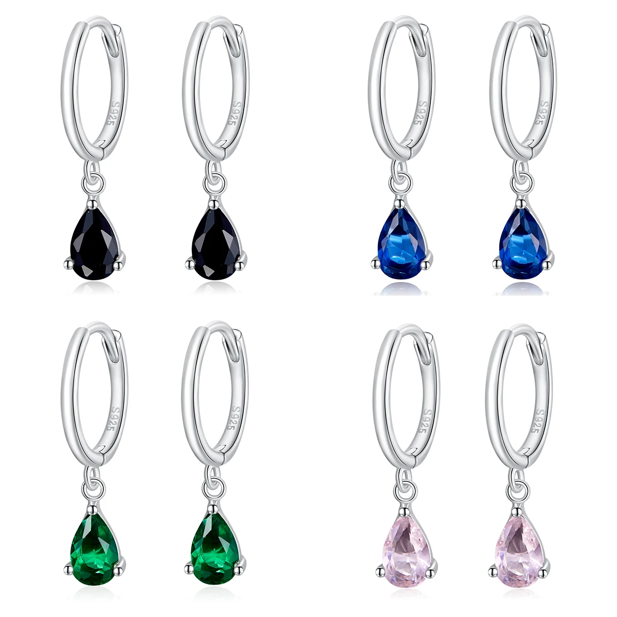 French Light Luxury S925 Sterling Silver Zircon Water Drop Earrings 4 Color Simple Versatile Earrings Ladies Party Jewelry
French Light Luxury S925 Sterling Silver Zircon Water Drop Earrings 4 Color Simple Versatile Earrings Ladies Party Jewelry