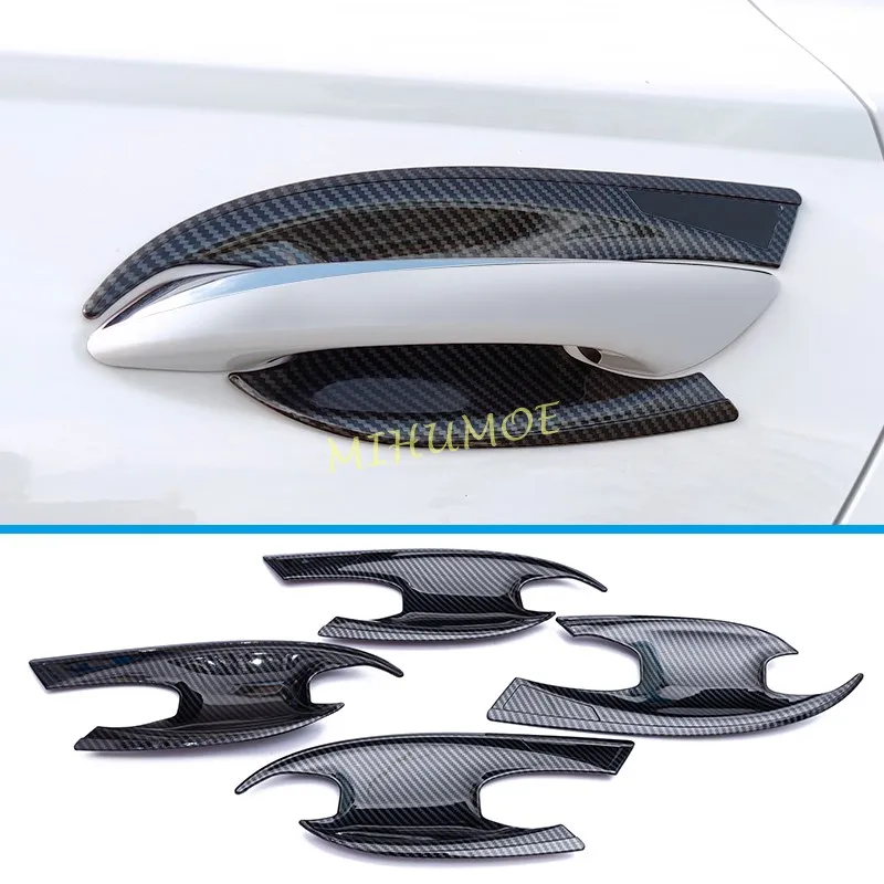 Защитная накладка на дверную ручку автомобиля для Hyundai Sonata 2020-2023, аксессуары, углеродное волокно
Защитная накладка на дверную ручку автомобиля для Hyundai Sonata 2020-2023, аксессуары, углеродное волокно