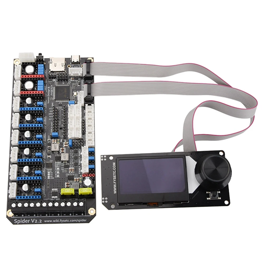 3D Printer Accessories Spider V2.3 Motherboard for VORON 2.4/Switchwire 8 Axis Control Board with Display Screen
3D Printer Accessories Spider V2.3 Motherboard for VORON 2.4/Switchwire 8 Axis Control Board with Display Screen