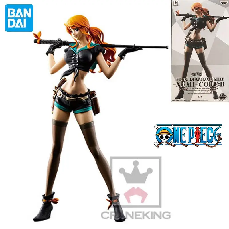 Bandai Original Anime One Piece Sailor suit Nami Figure Diamond Flagship Model Toys Action Figures Collection Gifts Toys Dolls
Bandai Original Anime One Piece Sailor suit Nami Figure Diamond Flagship Model Toys Action Figures Collection Gifts Toys Dolls